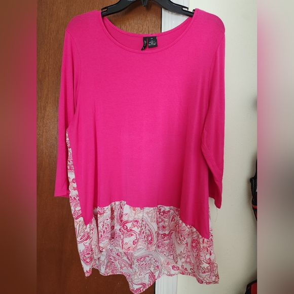 New Direction 2fer blouse - Picture 1 of 4